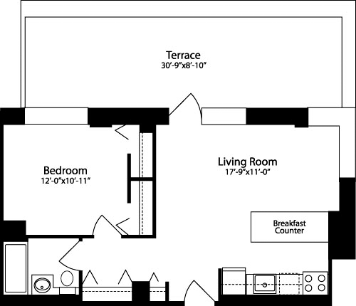 Plan L, floor 11                                   Floorplan Image